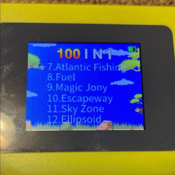 Next Level Apparel Neon Yellow-Green Handheld Game Console - Picture 4 of 9